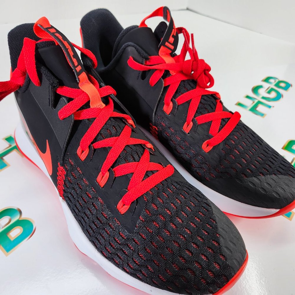 Nike Lebron Witness V Men's Basketball Sneaker Shoe Limited Black CQ9380-005 - Picture 8 of 12